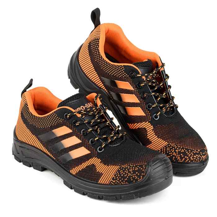 Полуботинки "PRO-SAFE" корич/оранж/черн