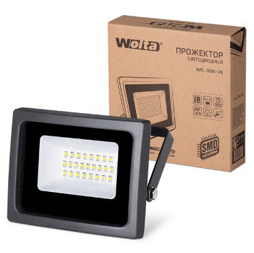 Прожектор светодиодный 30W 5500K IP65 WFL-30W/06 "WOLTA"