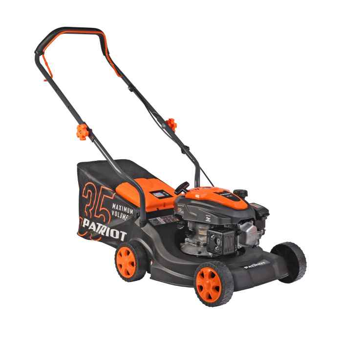 Газонокосилка бензиновая PATRIOT PT 40, 130сс, 3,5л.с., 40см, 35л. трав., пластик. дека
