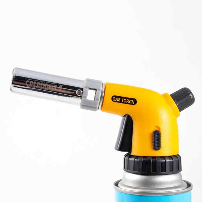 Горелка газовая с пьезоподжигом цанговая Следопыт