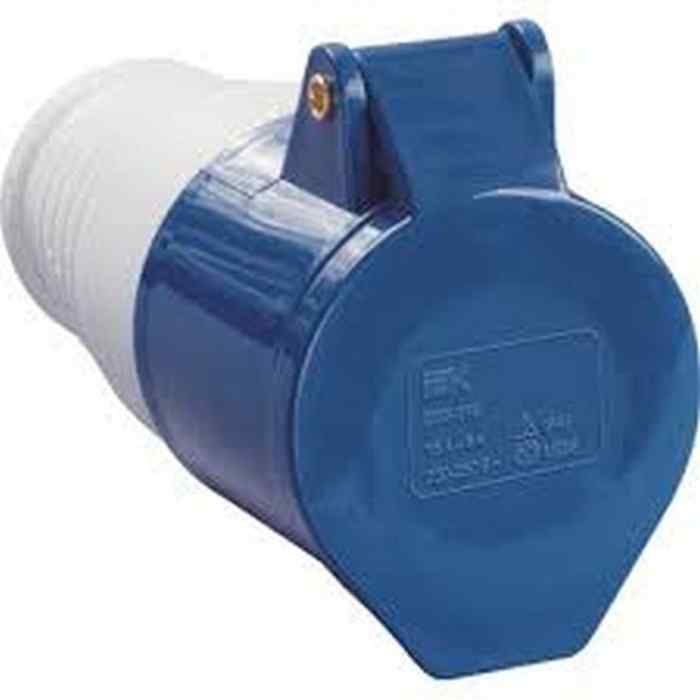 Розетка 213 переносная 16А 2P+РE 220В ИЭК