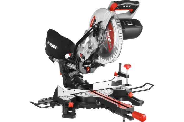 Пила торцовочная ЗУБР ЗПТ-255-1800 ПЛ (1800Вт, диск 255*30мм с протяжкой)