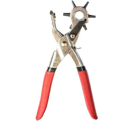 Дырокол-пробойник с револьверной головкой (отверстия 2-2.5-3-3.5-4-4.5 мм)/FIT