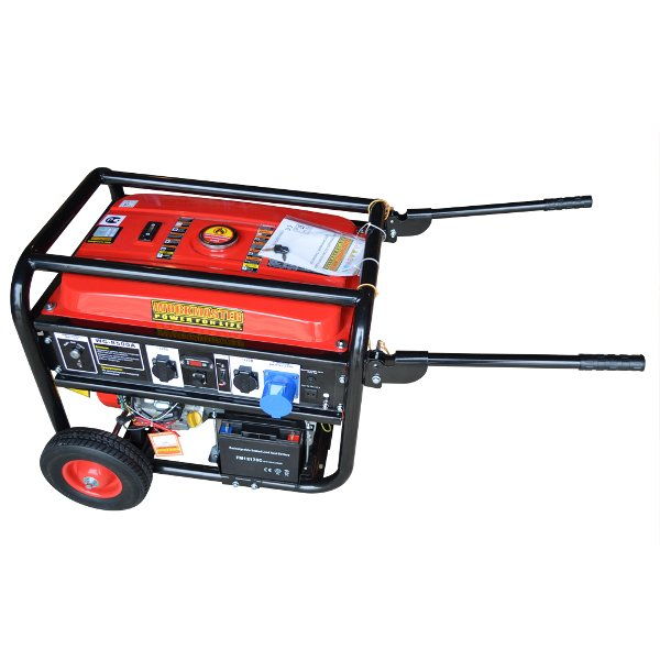 Генератор бензиновый WorkMaster БГ-6500 (1 фазный, 5.0/5.5кВт, бак 25л, 72кг, ручной пуск)