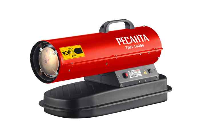 Пушка дизельная прямого нагрева РЕСАНТА ТДП-10000 (10 кВт)