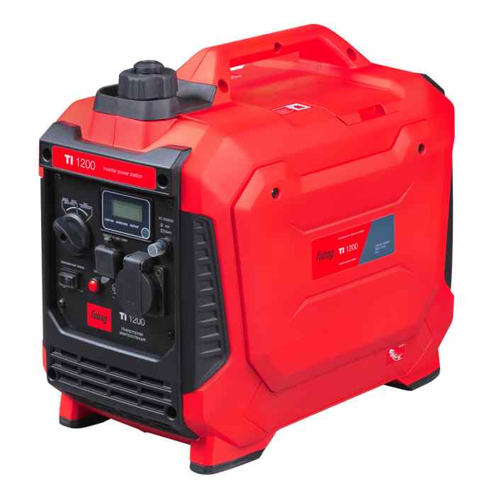 Генератор инверторный бензиновый FUBAG TI 1200(220В, 1,0/1,2,кВт, 3л, 64 дБ, 13 кг )