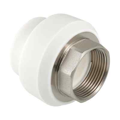 Муфта комбинированная ПП внутр.резьба 20х3/4" под ключ ТR Valtec
