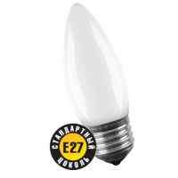 Лампа 60W 230V E27 накаливания свеча матовая "Navigator"