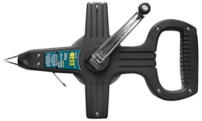 Рулетка геодезическая 50 м. стальная лента FIT