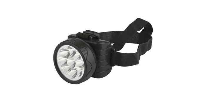 Фонарь Трофи LED TG9 налобный аккумуляторный 9 св/д, 4V 0.9Аh, з/у 220V ЭРА/С0045557/