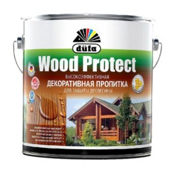 Пропитка для защиты древесины 2,5л бесцветный DUFA Wood Protect