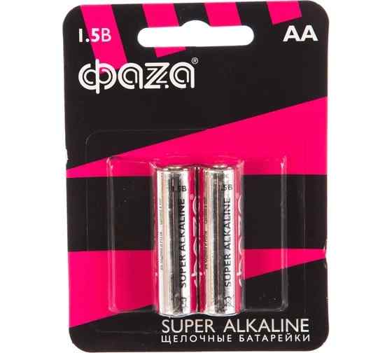 Батарейка LR06 AA BL2 Super Alkaline (уп.2шт) ФАZА 