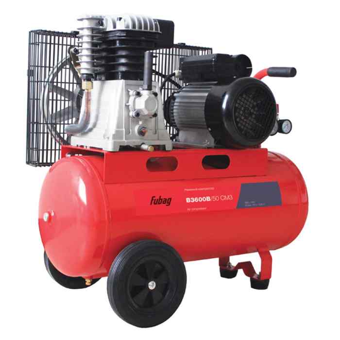 Компрессор ременной B3600B/50 CM3 FUBAG (360л/мин_50л_10бар_2,2кВт)
