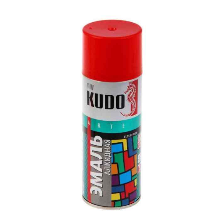 Эмаль универсальная красная 520 мл. KUDO-1003