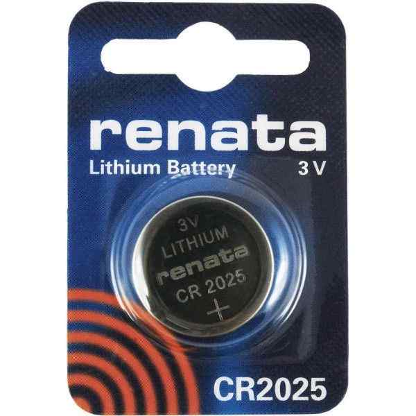 Батарейка CR2025 BL1 дисковая литиевая "Renata"