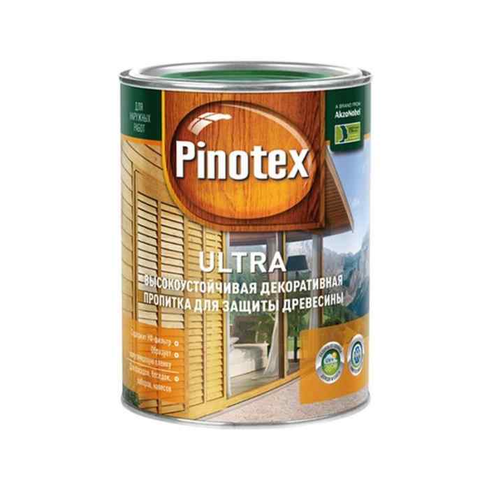 Антисептик для древесины 0,9л орех PINOTEX Ultra