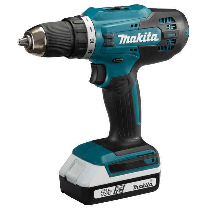 Шуруповёрт аккум.ударный HP488DWE Makita (18В, 2х2.0А/ч Li-Ion, БЗП 13мм, 42/24Нм)