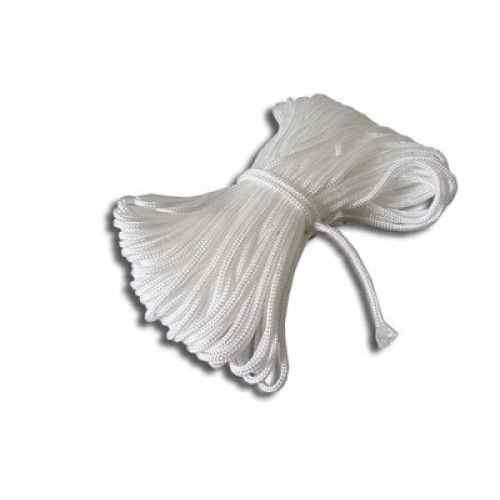 Шнур полиамидный крученый 4 мм 3 пряди, разрывная нагрузка 320кг Бухта 200м