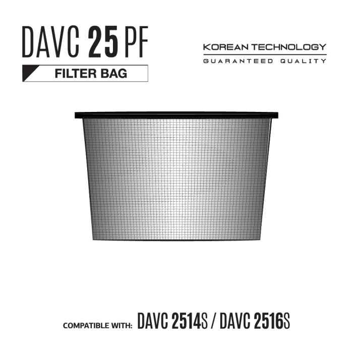 Фильтр-мешок грубой очистки DAVC 25PF