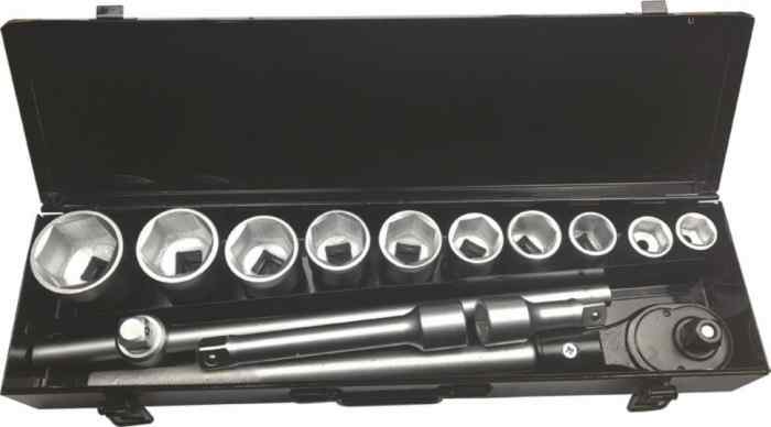 Набор инструментов грузовой 3/4" 15 предметов / СЕРВИС КЛЮЧ