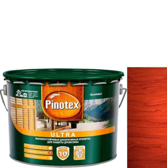 Антисептик для древесины 2,7л красное дерево PINOTEX ULTRA