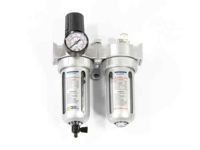 Блок подготовки воздуха Gross регулятор-фильтр-лубрикатор G804, 1/2"