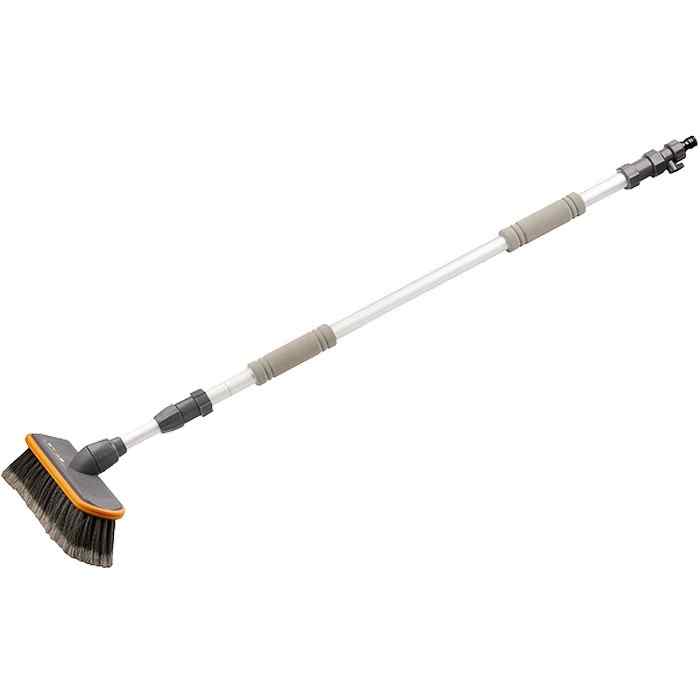 Щётка д/мытья автомобиля (телескопическая 100-200см) / STELS