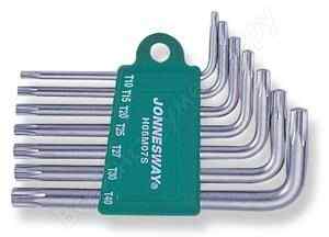 Комплект угловых ключей "TORX"/JONNESWAY