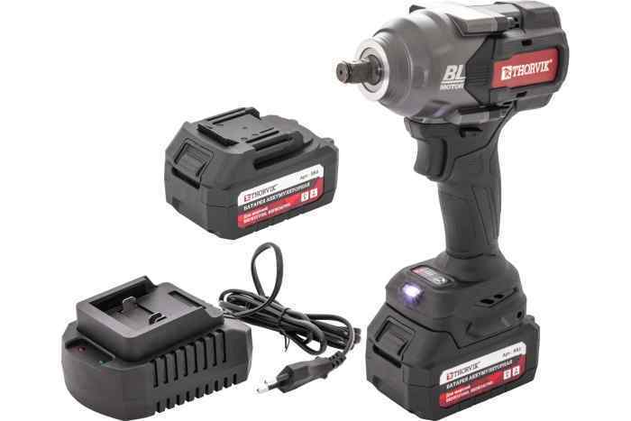 Гайковерт ударный аккумуляторный бесщёточный BBIW121700 (1/2"DR, 21В, 1700Нм) Thorvik