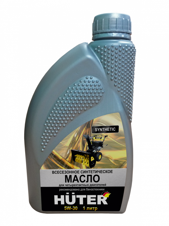 Масло 4-х тактное HUTER 5W-30 синтетическое 1л.