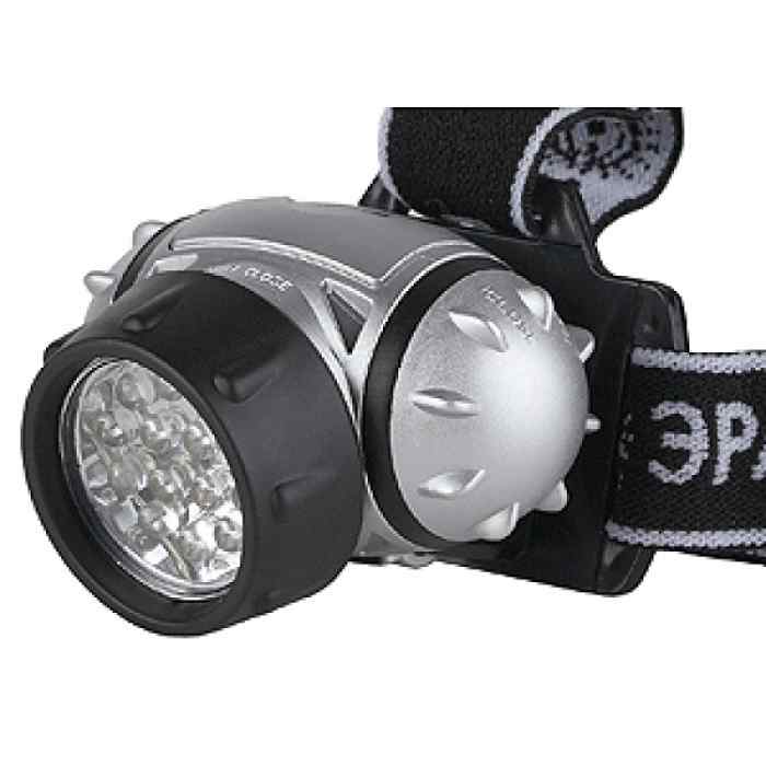 Фонарь налобный серия "Практик" 3Вт СОВ, Li аккум., micro USB, шарнир, клипса GA-801 ЭРА