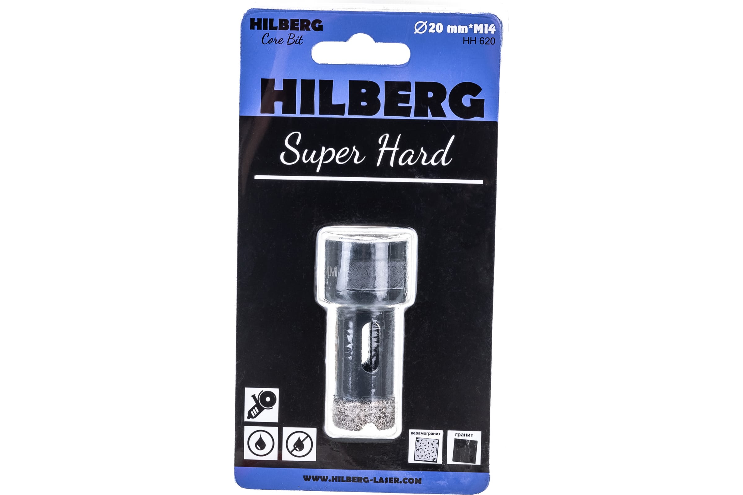 Алмазная коронка HILBERG Super Hard Ø20x35-3