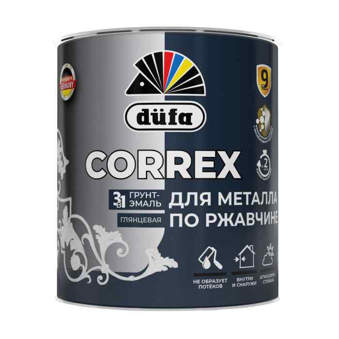 Грунт - эмаль Correx 3 в 1, 2л  ЗЕЛЕНАЯ RAL-6029