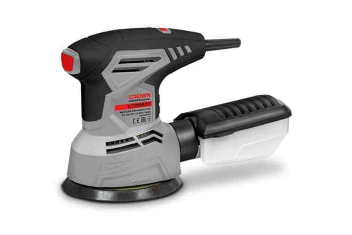 Шлифмашина экцентриковая CROWN CT13560V (300Вт 125мм коробка)  
