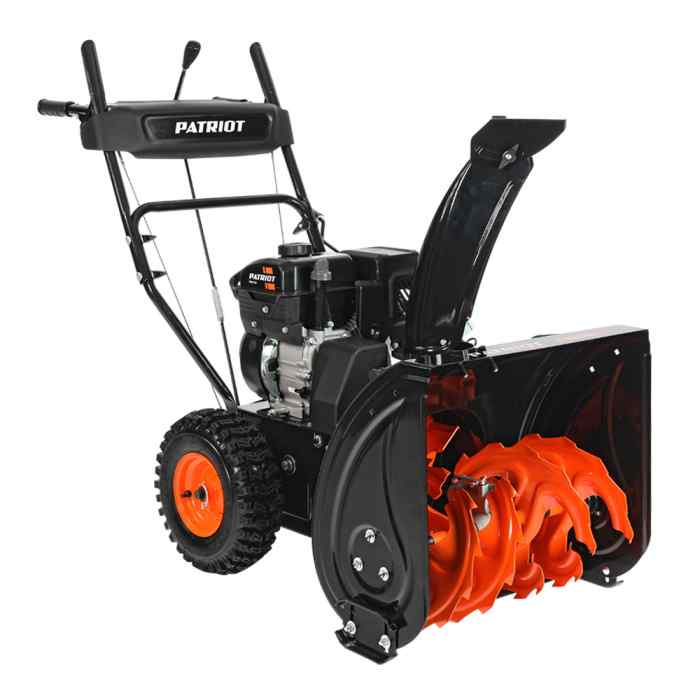 Снегоуборщик бензиновый PATRIOT PRO 785E (7.8лс, самоходн, ковш 61/71х53см, 6вп/2наз, ручной/220В 