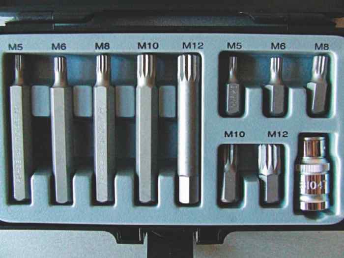 Набор бит М5-М12, 11 предметов СЕРВИС КЛЮЧ