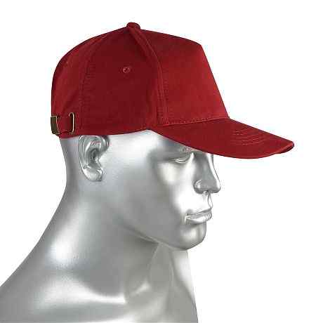 Бейсболка бордовая