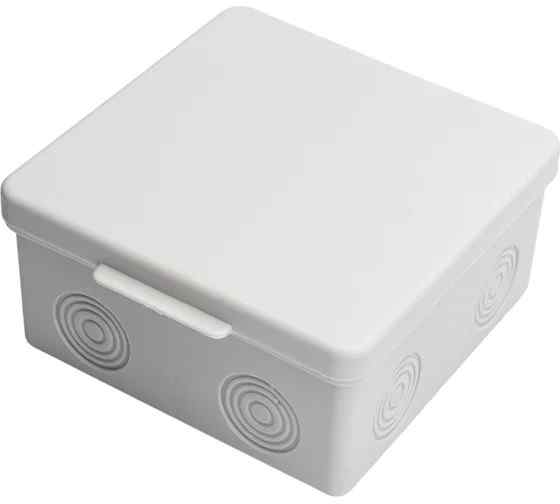 Коробка распред. откр. уст. 100х100х55, крышка, IP54 (8 гермовводов) TDM