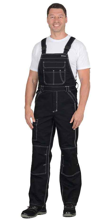 Полукомбинезон  "СИРИУС-Престиж" черный тк. Rodos 245г/м2