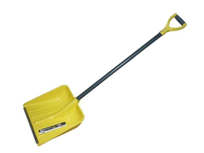 Лопата снеговая ВАРЯГ с алюм. усиленной планкой, метал. черенок, V образная ручка, 370*400 мм, 