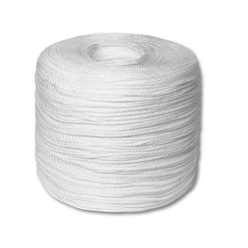 Шнур полипропилен плетеный 5 мм с сердечником 16 прядей, разрывная нагрузка 400кг Бухта 200м