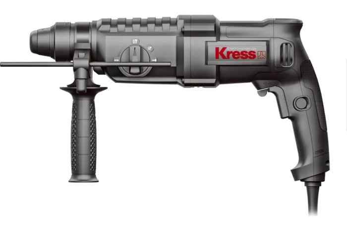 Перфоратор SDS-Plus KRESS KU320 (220В, 850Вт, 3.0Дж, 5000уд/мин, 1300об/мин, 3режима, 26мм)