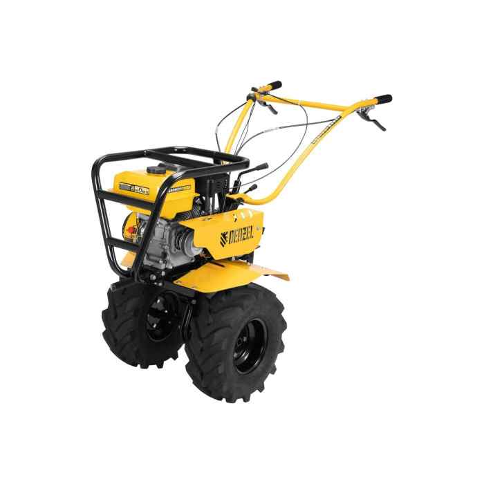 Мотоблок DPT-470S-PRO, 7 л.с., ремен.сцеп, фрез 3х4, ШОМ, передачи 4В/2Н// Denzel