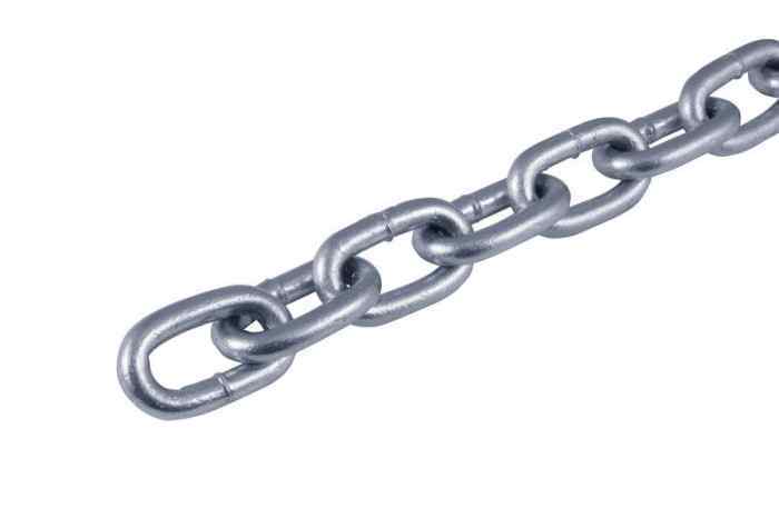 Цепь с коротким звеном  DIN 766 8мм 15м
