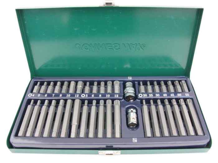 Набор вставок 3/8",1/2" 4-12мм 40 пр./JONNESWAY