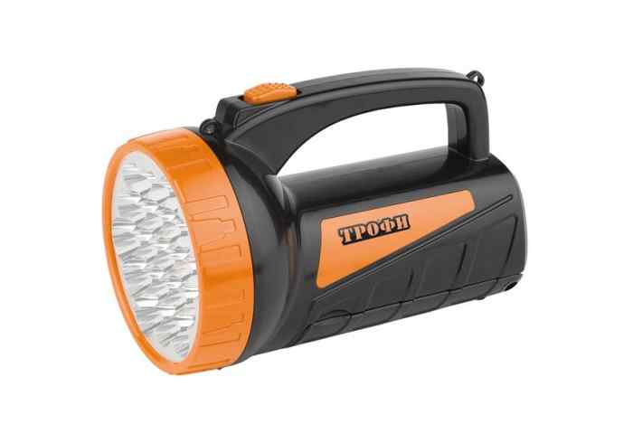 Фонарь-прожектор ручной Трофи Акку 4V2Ah,19+18xLED, ЗУ 220V TSP19 ЭРА