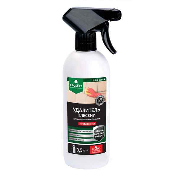Удалитель плесени 0,5л Готовый состав. Fungi Clean PROSEPT