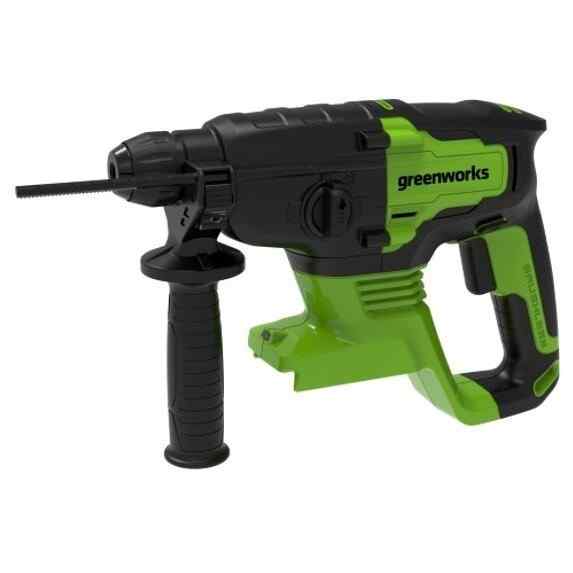 Перфоратор аккумуляторный бесщеточный Greenworks GD24SDS2 2 ДЖ, 24V, без АКБ и ЗУ