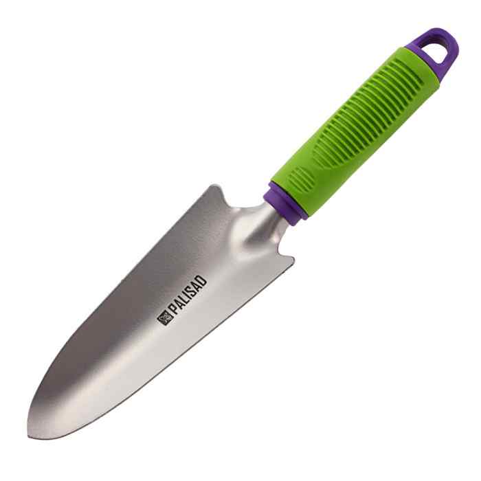 Совок посадочный узкий, 62х315 мм, стальной, пластиковая рукоятка// Palisad