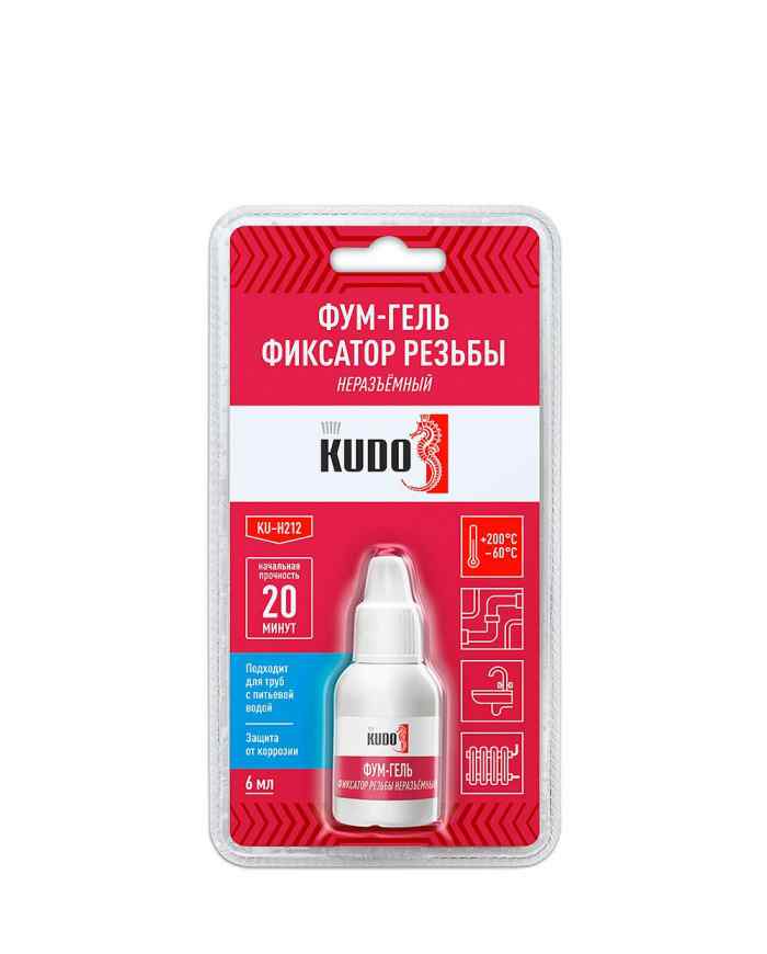 Фум-гель (фиксатор резьбы) анаэробный неразъёмный 6 гр.
